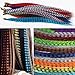 Mixed color Synthetic Feather Hair Extension Kit Multi Mixed color 50 Micro Beads & hook Tool Kits-24pcs