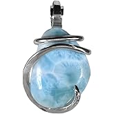 Larimar Pendant Necklace 925 Sterling Silver by Isabella Roth
