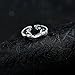 Winuxury Women's Elegant 925 Sterling Silver Dragon Cat Rings Gothic Genuine Evening Party Knuckle Ring