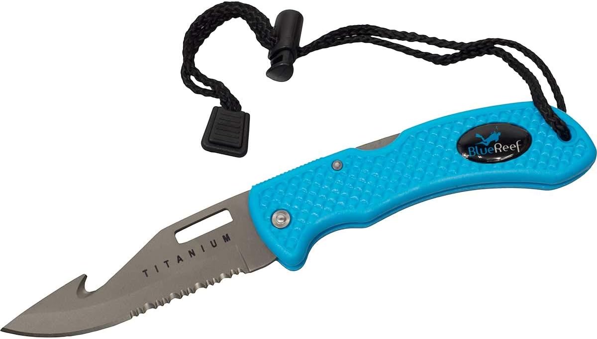 Blue Reef Scuba Titanium Folding Knife