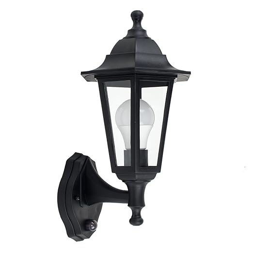 Lantern style outdoor wall lights