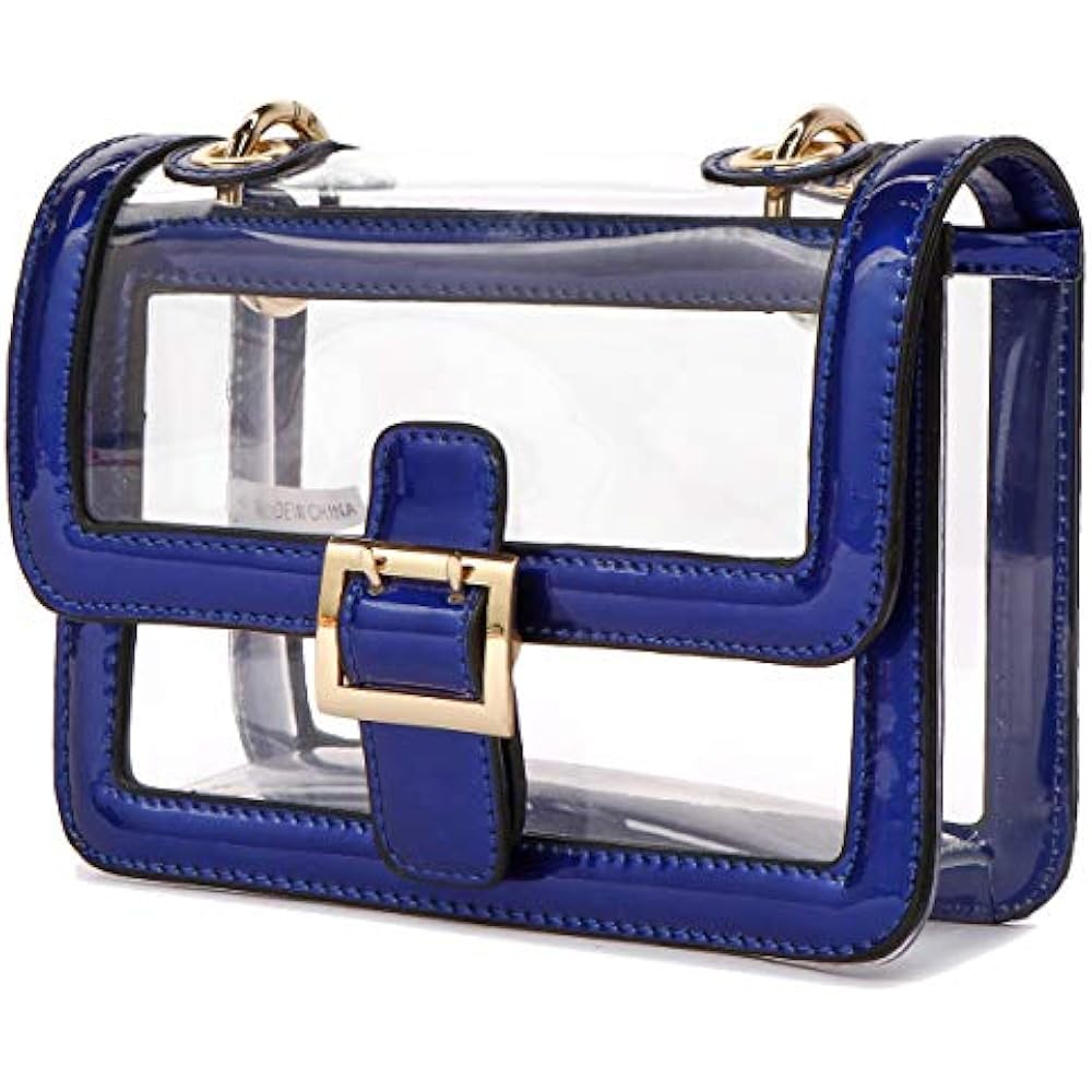 Clear Crossbody Bag With Chain Strap