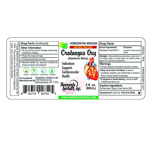 Crataegus Oxyacantha Q Mother Tincture Hawthorn Berry Extract