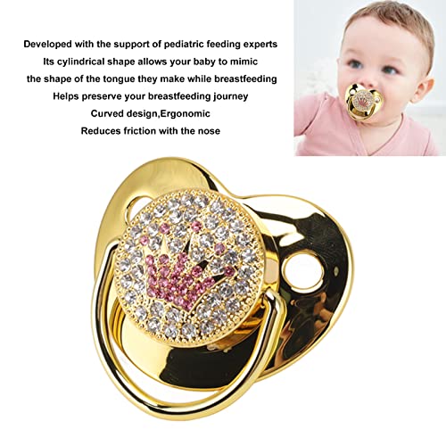 Baby Pacifier Symmetrical One Piece Design Nipple Shape Helps Promote Healthy Oral Development