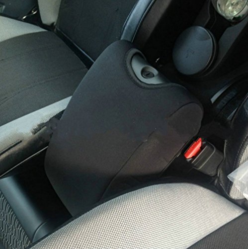FMtoppeak Neoprene Center Console Armrest Cushion Pad Guard for 2011-2017 Jeep Wrangler JK Sahara Sport Rubicon X & Unlimited