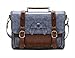 ECOSUSI Vintage Crossbody Messenger Bag Satchel Purse Handbag Briefcase for Women & Girl