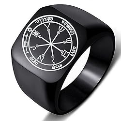 ZOVIVI Detailed Engraved Sixth Pentacle of Mars for