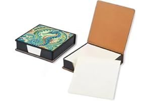NDNXYXGS Seahorse Diamond Painting Kit Note Box,Memo Paper Storage Box Diamond Art,Sticky Note Holder Diamond Art,Diamond Painting Memo Pad for Office Desk. (Seahorse)