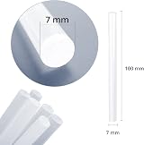 ANSIO 100 Pcs 7mm x 100mm Hot Glue Sticks SGS Approved view 3
