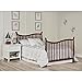 Dream On Me Violet 7-In-1 Convertible Life Style Crib In Cherry, Greenguard Gold Certified, 4 Mattress Height Settings, Made Of Sustainable New Zealand Pinewood