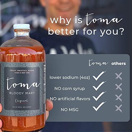 Bloody Mary Mix Variety Pack Original and Horseradish, Gluten Free, Vegan, Low Carb, Keto