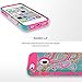 iPhone 5C Case,iphone5C Case,Kmall(TM) for iPhone 5C 2in1 High Impact Hybrid Dual Layer Case Heavy Duty Case Full-body Matte Rugged Armor Cover Case with Totem Tribe Floral Pattern (Hot Pink)