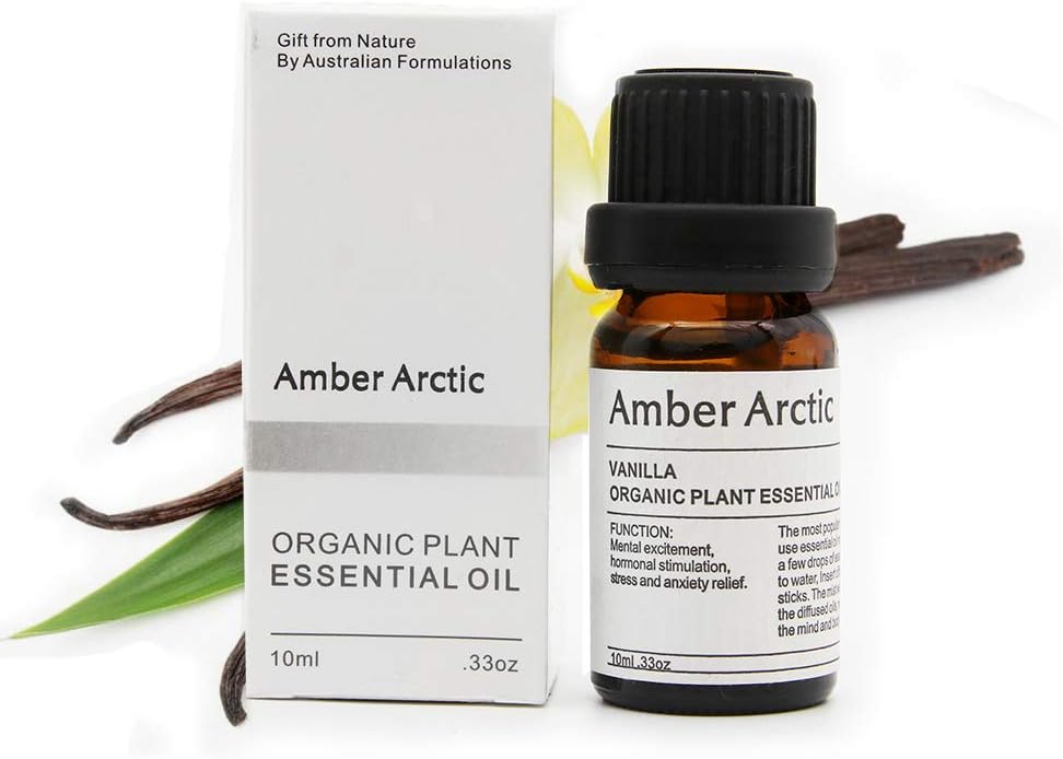 Vanilla Essential Oil - 100% Pure Aromatherapy Vanilla Oils for Diffuser, Massage, Skin Care, Perfume (10ML)