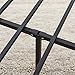 VECELO Metal Platform Bed Frame Mattress Foundation with Headboard & Footboard/Firm Support & Easy Set up Structure, Twin, Black