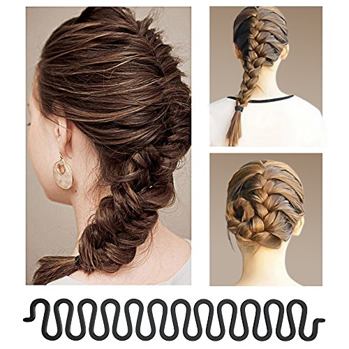 image for Donut Hair Bun Maker Kit, YaFex Hair Styling Disk with DIY French Brai