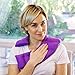 Microwavable Heating Pad for Sore Neck and Shoulder Pain Relief - Moist Microwave Heating Pad for Muscles and Joints - Microwave Hot Pack Heat Pad for Stiff Neck and Stress Relief - 1 Heat Pack Purple