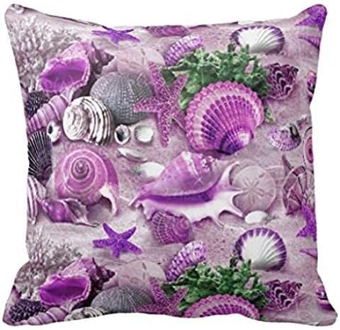 Periwinke Seashells Throw Pillow Case