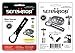 Screwpop Wine and Beer Bottle Opener Key Chain Multi-tool with Carabiner Clip
