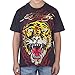 Ed Hardy Big Boys' Open Mouth Tiger T-Shirt