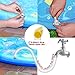 Sprinkler Pool for Kids,Splash Pad,Wading Pool,Children’s Inflatable Water Play Mat Toys,Outdoor Backyard Summer Swimming Water Party Fountain Pool,Water Jet Purling for Babies and Toddlers,60 inch