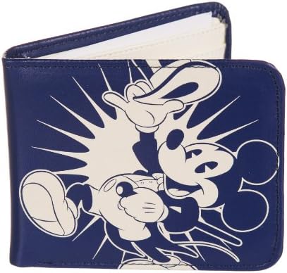 Mickey Mouse Retro Style Bi-Folding Wallet in a Gift Box