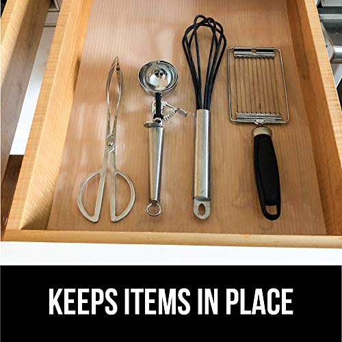 Gorilla Grip Non Adhesive, Waterproof, Durable Ribbed Drawer Liner