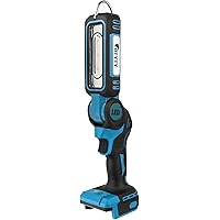 LED Work Light Compatible with Makita 18V Lithium Battery, OTYTY 30W 2000LM Portable Cordless Lamp Rechargeable Flashlight, P