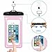 Waterproof Case, 3 Pack iOrange-E Clear Universal Waterproof Case, Transparent Dry Bag, Pouch, Snowproof Dirtproof for iPhone 6S Plus SE 5S, Samsung Galaxy S7 S6, Note 5, Nexus 6P - Blue, Green, Pink