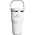 Stanley IceFlow 2.0 Flip Straw Tumbler with Handle 20 oz | Twist On Lid and Flip Up Straw | Leak Resistant Water Bottle | Insulated Stainless Steel | BPA-Free | Frost