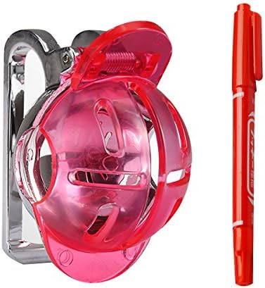 Elemart Golf Ball Line Liner Marker - Golf Ball Template Drawing Mark Alignment Putting Tool (Red)