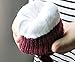 Cozy Design Women's Knitted Gloves with Roll Up Cuffs for Winter Color Blue