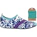 FITKICKS Womens Shoes with FITWRIST Wallet, Cloud Burst Shoe (Large (8.5-9.5), Turquoise)