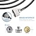 HOMENOTE Outdoor Misting Cooling System 26.2FT Misting Line + 9 Brass Mist Nozzles + a Brass Adapter(3/4) for Patio Garden