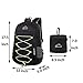 CLEVER BEES Outdoor Water Resistant Hiking Backpack, Black