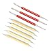 Asayu Leather Craft Tool Modeling Point Stylus Modelling Carving Tool Spoon Balls Embossing Carving Blade Press Tool