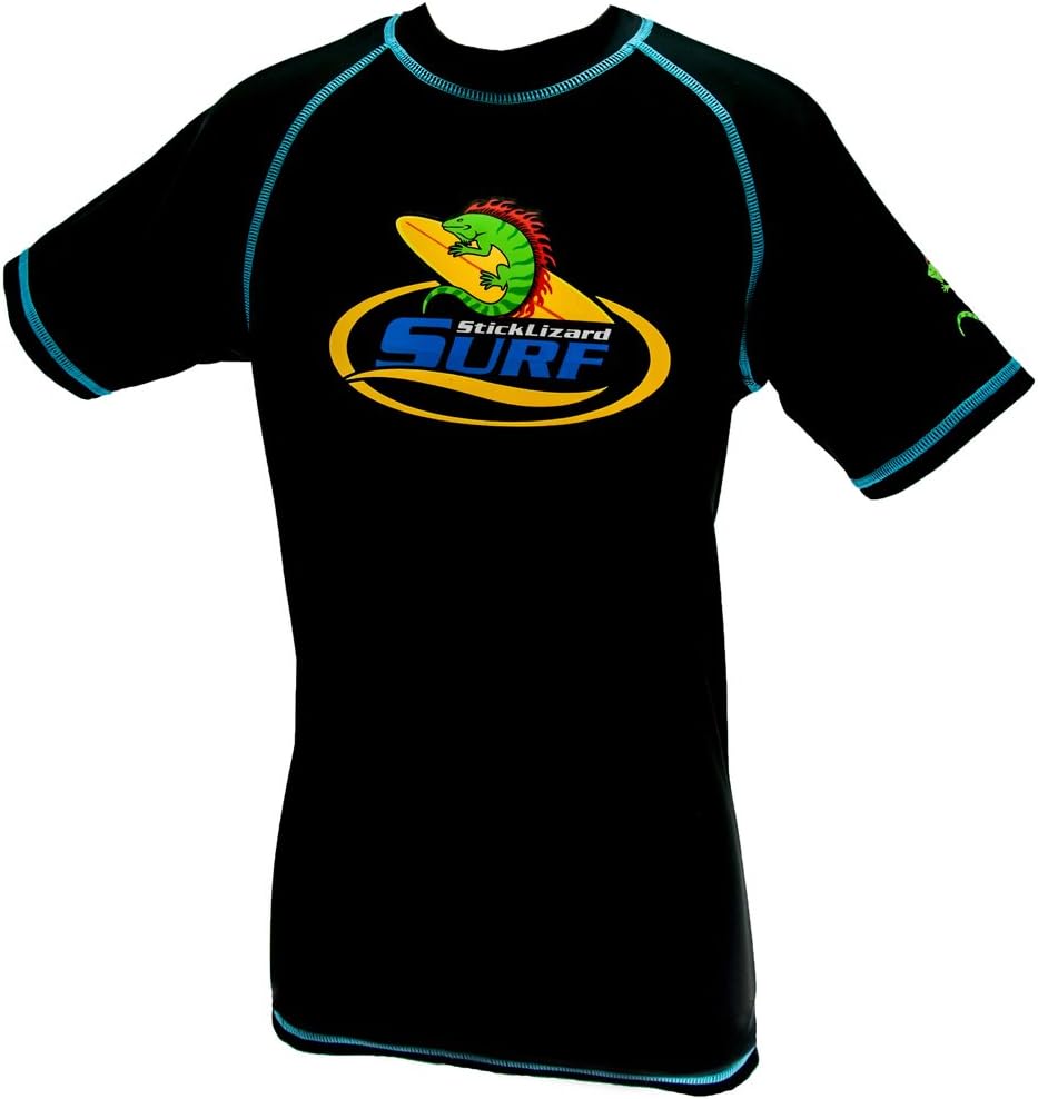 Stick Lizard Surf Boys Sun Protection Rash Vest UPF 50+ Size 5-6/7-8/9-10/11-12/13-14 Years