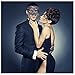 Mens Masquerade Mask Greek Roman Party Mask Mardi Gras Halloween Mask Silver Black