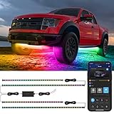 Govee Underglow Car Lights, 4 pcs RGBIC Smart LED