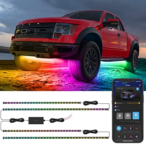 Govee Underglow Car Lights, RGBIC Car Underglow Lights with 16 Million Colors and 10 Scene Modes
