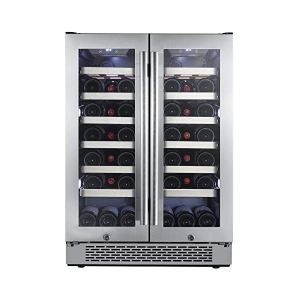 Avallon-AWC241FD-42-Bottle-24-Dual-Zone-French-Door-Built-In-Wine-Cooler