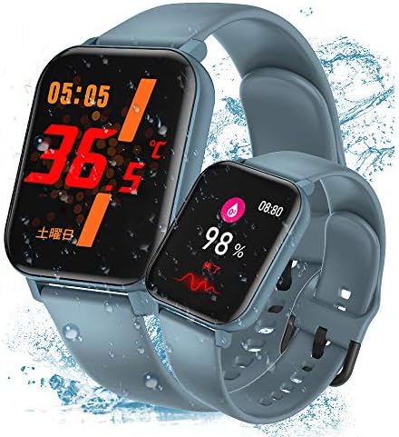 スマートウォッチ IP67防水 1.4インチ大画面 多運動モード 着信通知 音楽再生 消費カロリー HDタッチスクリーン 長い待機時間 目覚まし時計 長座注意 画面の明るさ調節 iPhone/Android 日本語対応