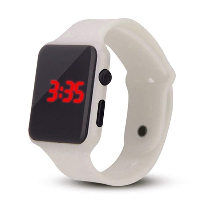 Uhren Unisex Digital LED Sportuhr Silikonband Armbanduhren Herren Damen Mode Digital Uhren Mode Armbanduhr Handgelenk Uhren Uhrenarmband Watch,ABsoar
