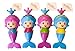 Conquer Baby - Bath Toys for Toddlers Kids Girls - Mermaid Princess Wind Up Tail Flap Floating Water BathTub Toys, Swimming Pool Beach Bathing Time Fun - Random Color 1 Piece