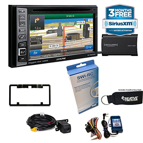 Alpine INEW960HDMI Audio/Navigation System, Sirius XM Tuner, Steering