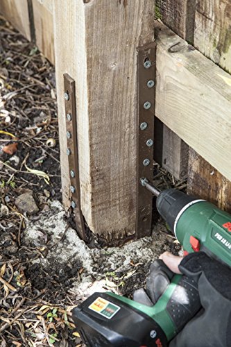 Post Buddy Pack of 6 Lumber Fence Post Repair Stakes (To Fix 3 Broken Posts) - Thumbnail 3