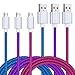 Micro USB Cable, 3Pack 6.6ft Magic-T Android Charger Cabe Fast Phone Charging Cord Compatible Samsung Galaxy J3 J7, S6 S7 Edge Note 4 5, LG Stylo 2/3, LG G3 G4 K20 K30 Plus, Kindle, Android Tablets primary