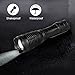 iVict LED Tactical USB Rechargable Flashlight,Super Bright 1800 Lumens Handheld Portable Zoomable Waterproof Flashlight,5 Light Modes for Camping and Hiking