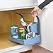 Polder Under Sink Cleaning Supplies Organizer/Storage Caddy (Blue)