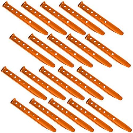 Amazon テントペグ U字ペグ 杭 テント タープ 雪 砂用 アルミ合金 キャンプ 登山 ビーチ 海岸 バックパック旅行 ハイキング用 長さ31cm 個セット Doboy ペグ ステーク