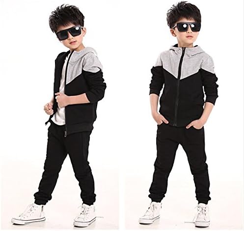 ODFAPP Adorable 2016 Retail Children jogging tracksuit sport set hooded coat + pants kids Boys baby spring autumn clothes Suit model 211T Cool